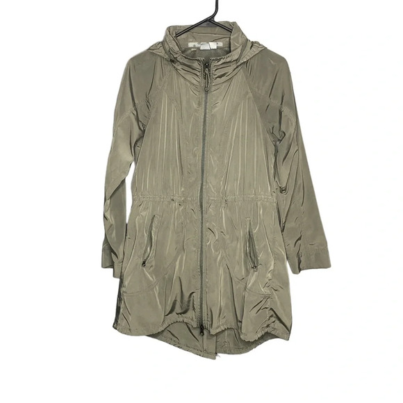 Athleta Jackets & Blazers - Athleta Drippity Olive Green Longline Windbreaker
Jacket Size XS